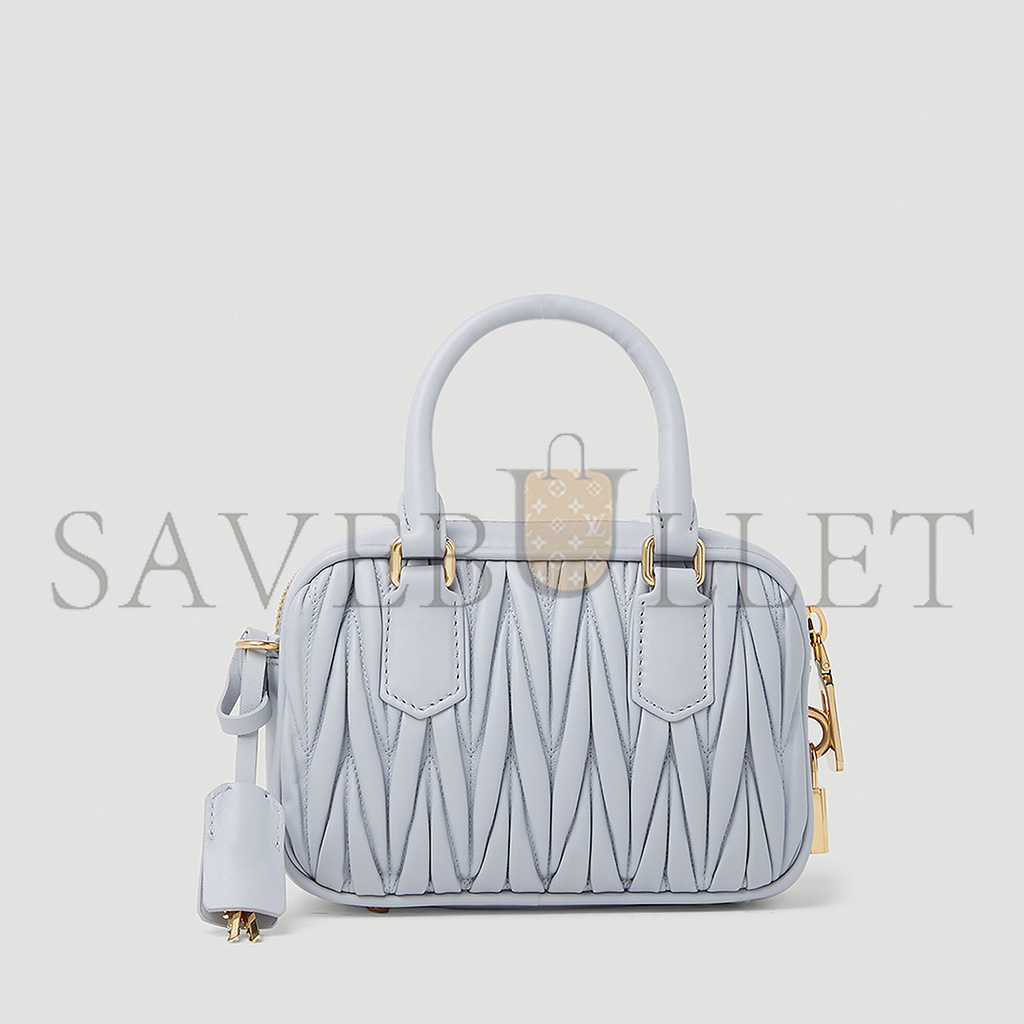 MIU MIU ARCADIE MATELASSÉ HANDBAG 5BB123 (19*13*6cm)